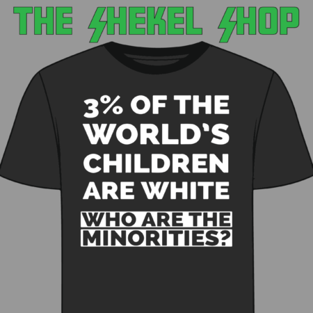 3% OF THE WORLD'S CHILDREN ARE WHITE