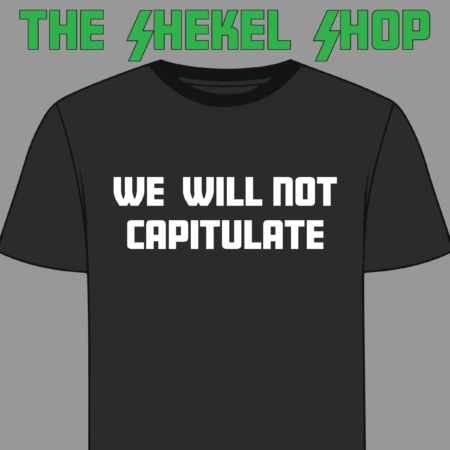 We Will Not Capitulate