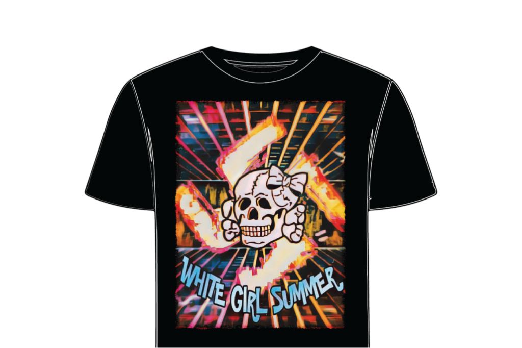Aryan Autumn – White Girl Summer Skull Graffiti