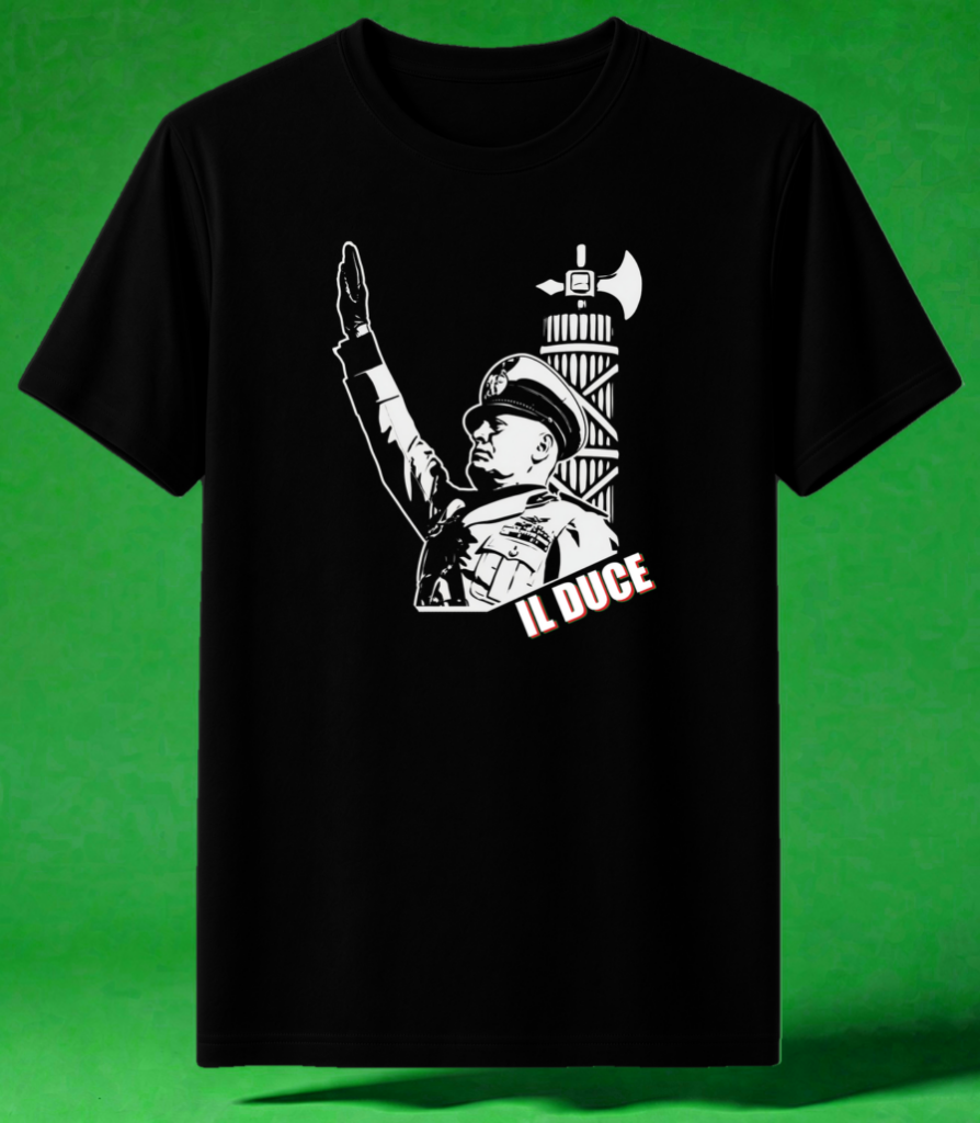 Il Duce with Fasces