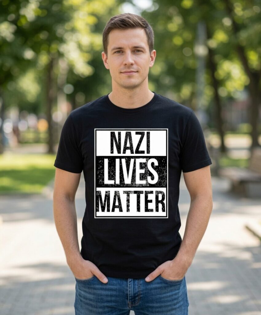 Nazi Lives Matter – Distressed Block Logo